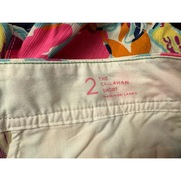 Lilly Pulitzer The Callahan shorts besame mucho women's 2 - Picture 4 of 5